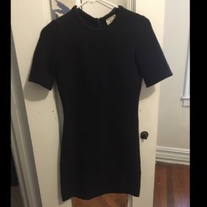 Wilfred Black mini stretchy/ribbed dress